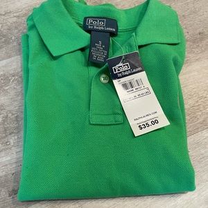 Ralph Lauren Polo kelly green short sleeve shirt